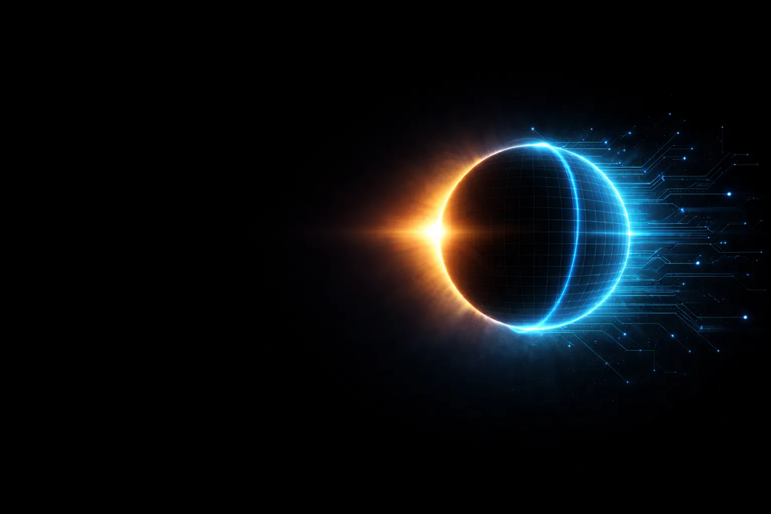 Abstrakte Darstellung eines digitalen Sicherheitsschilds